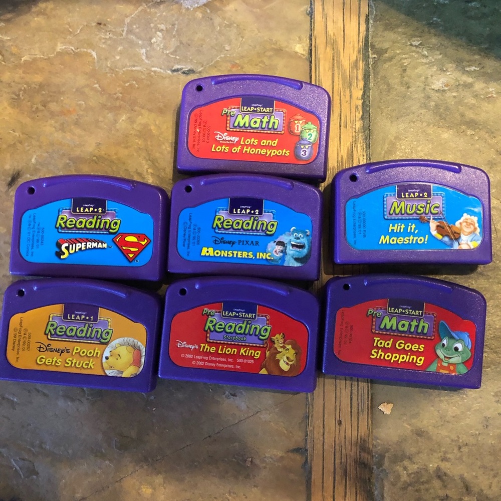 Purple Learning Game Cartridges - Math, Reading & Music